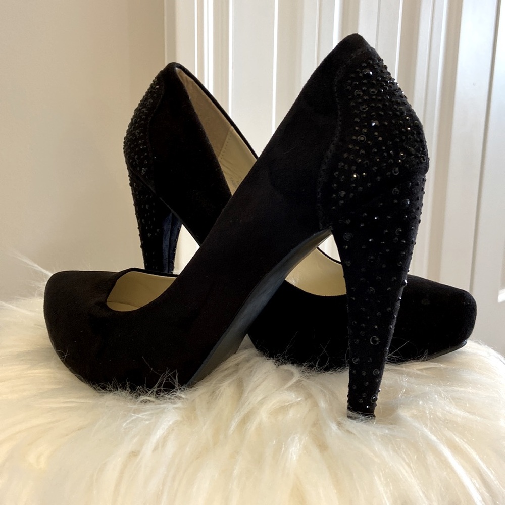 Black high heels